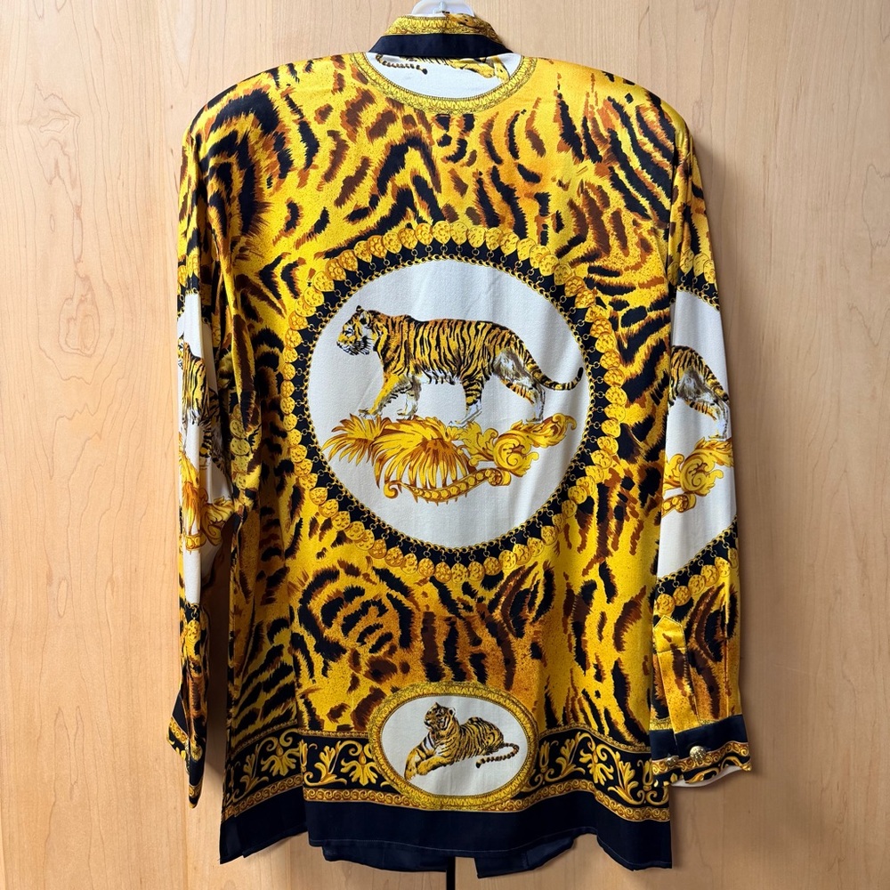 90s silk Paolo Santino silk blouse